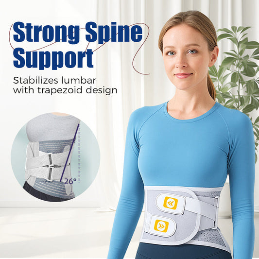 🩹 60% OFF WHILE STOCKS LAST! 🔥 Lumbar Support Belt - Relieves Back Pain & Improves Posture, Breathable & Adjustable for Office/Sports Use 💪📦