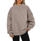 💖Black Friday Sale 60% OFF!!⚡💷Women's Oversized Mock Neck Sweatshirt