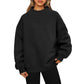 💖Black Friday Sale 60% OFF!!⚡💷Women's Oversized Mock Neck Sweatshirt